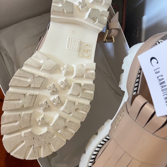 La CANADIENNE Raisa Sling Leather Sandal - like NEW with box & dustbag - Picture 9 of 12